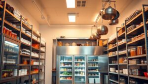 Commercial kitchen storage solutions