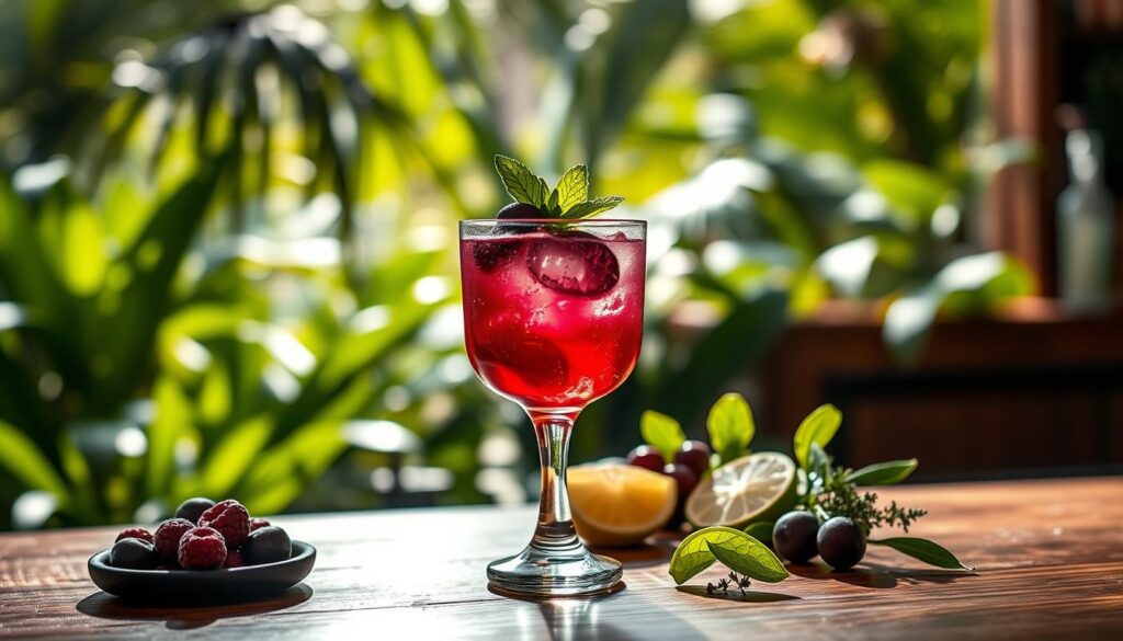 acai gin fizz recipe