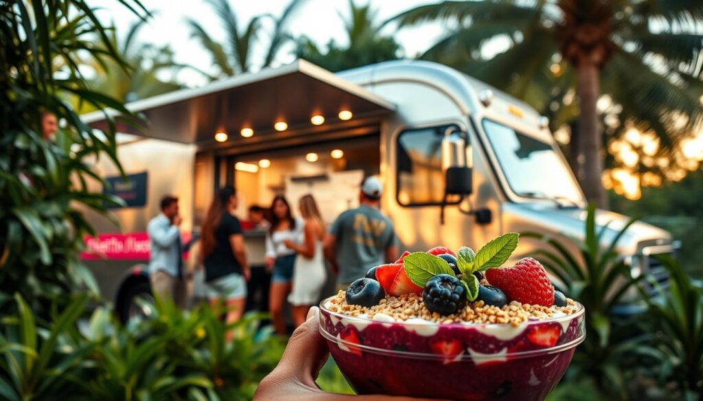 elevated acai food truck experience