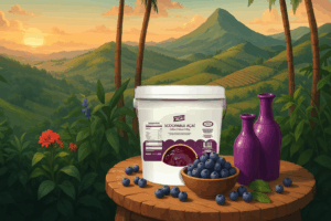 Scoopable Acai Soft Serve