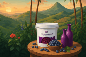 Scoopable Acai Soft Serve