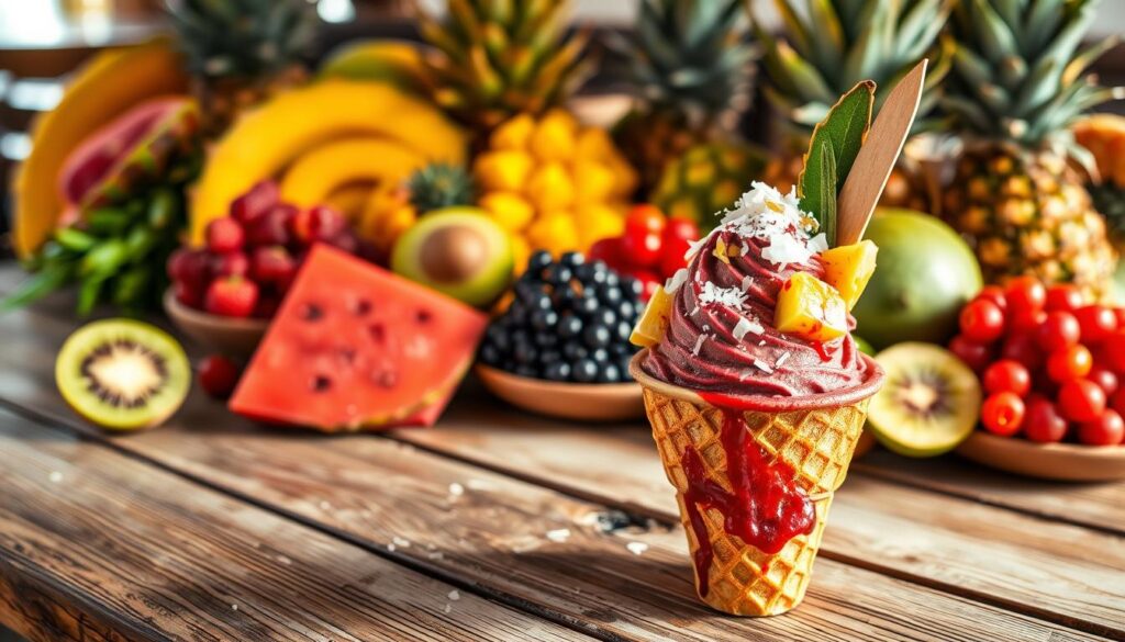 tropical dessert menu options