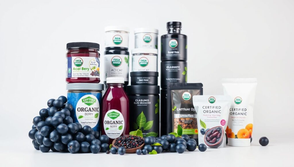 certified organic acai products