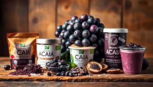 organic açaí product formats